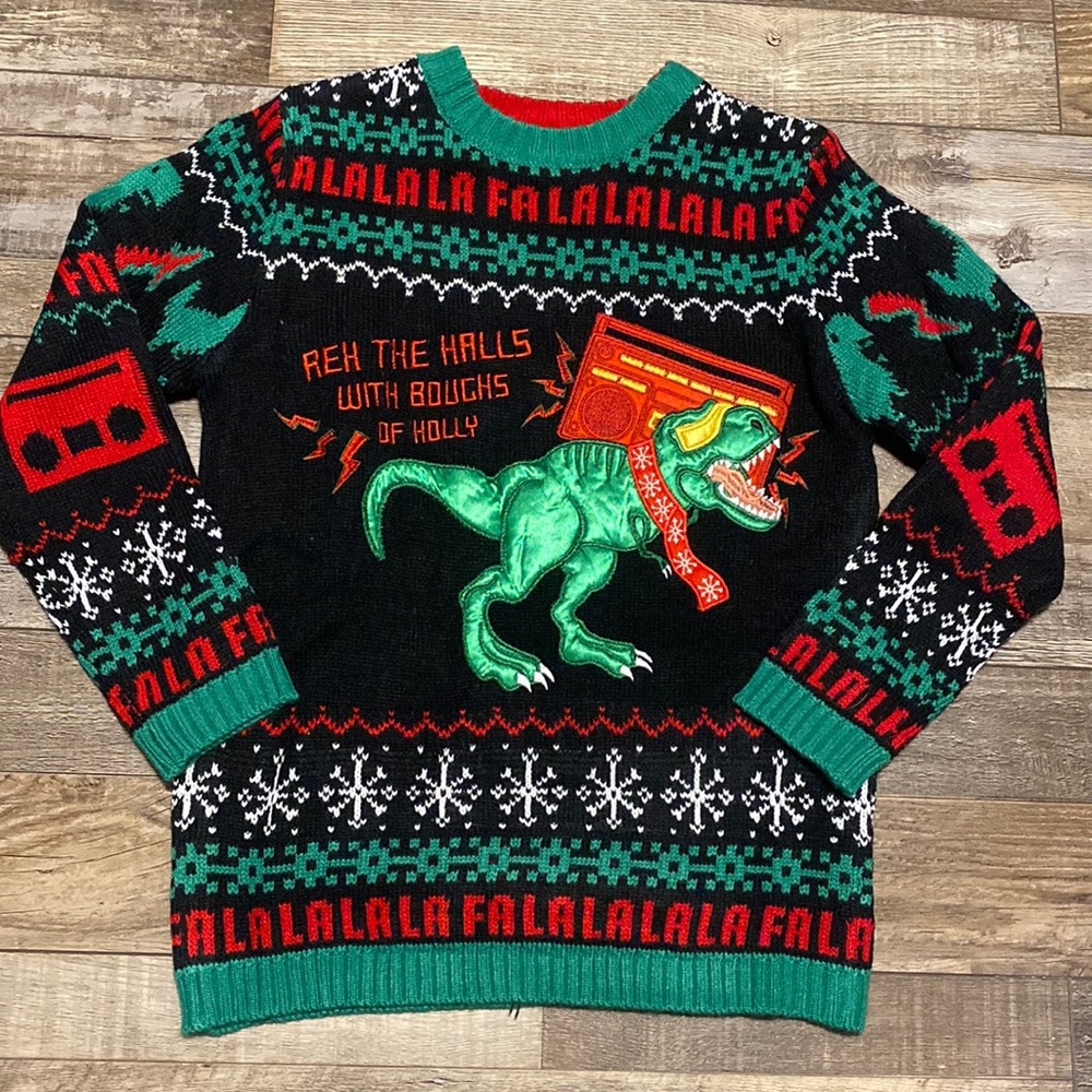 New Kid’s Celebrate Together Sweater Dinosaur